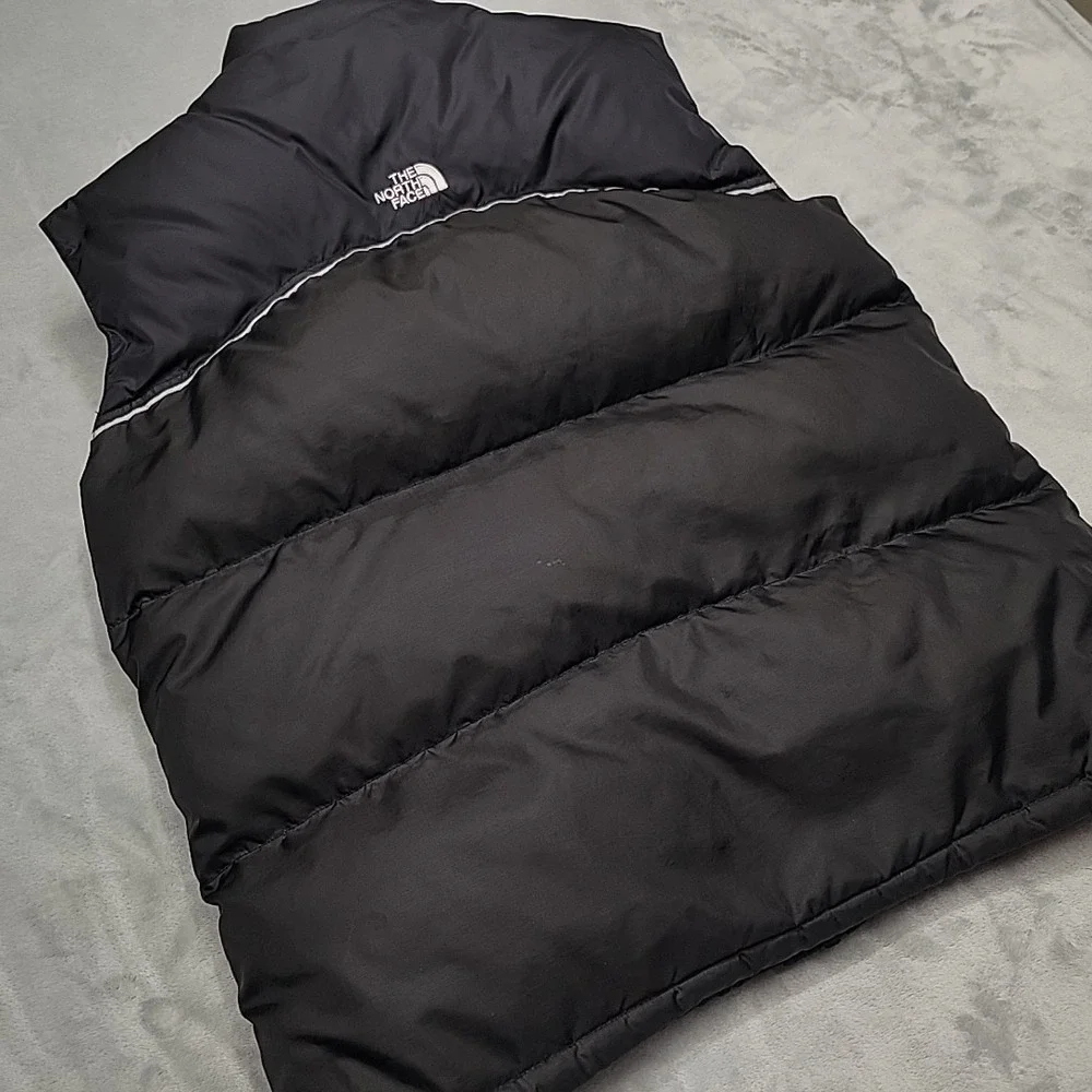 The North Face Puffer Vest Mens S Black 600 Down Nuptse Gorpcore Winter